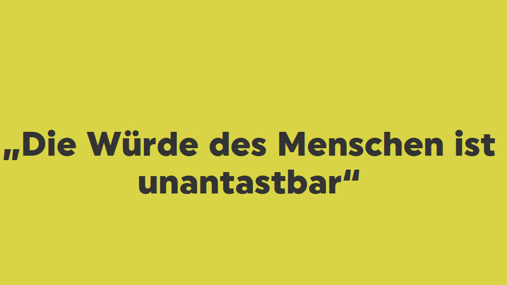 Gegen Intolerenz, Menschenfeindlichkeit und Gewalt